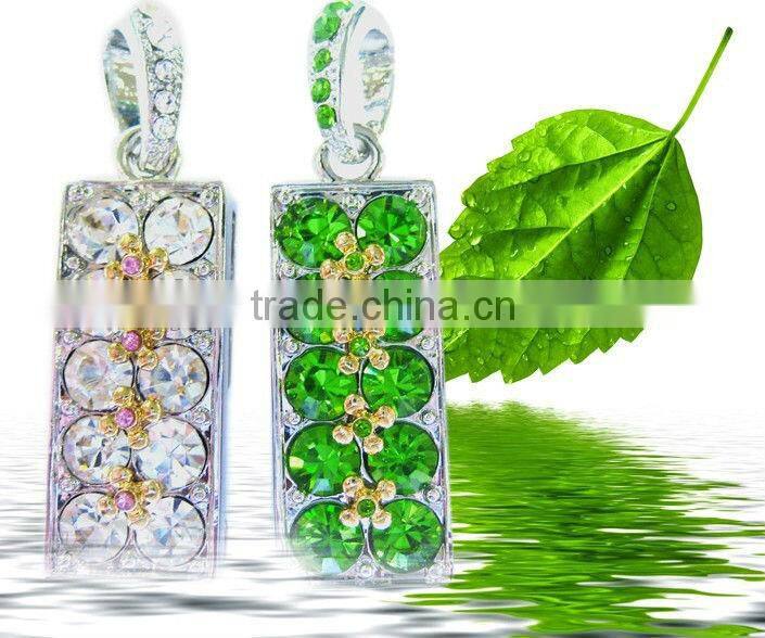 Colorful Jewellery USB with Keychain For Promotion