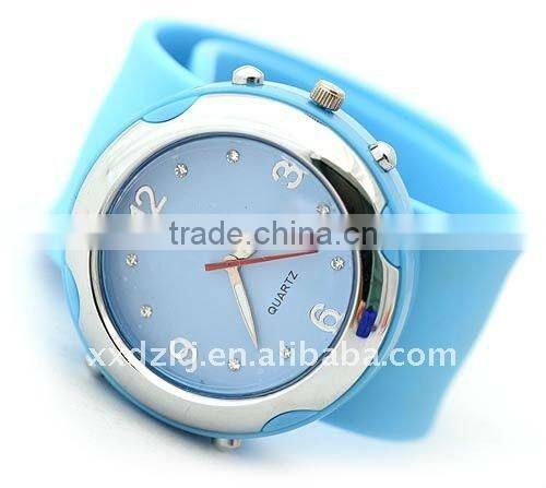 Popular beauty ladies sweet silicone quartz wrist watches