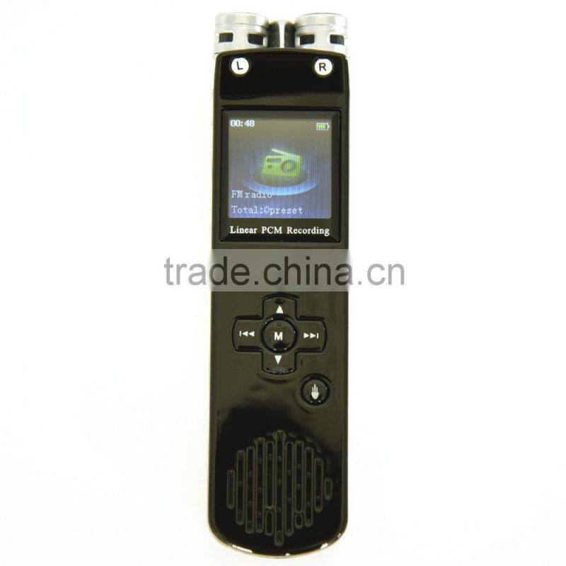 E-Book Function Luxury High Sensitive LCM Screen Spy Voice Recorder Model F3B