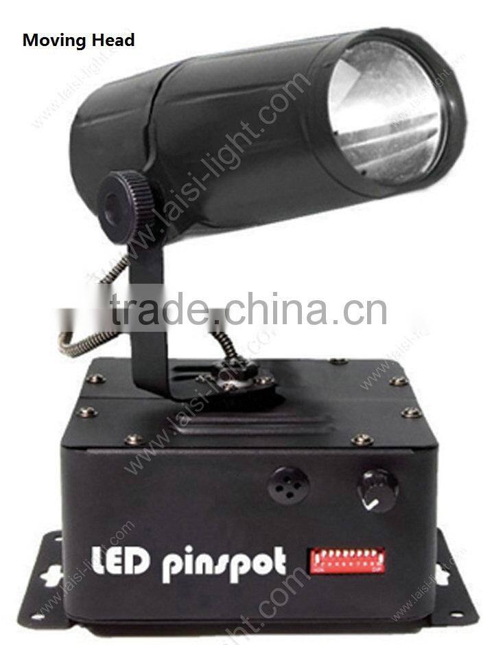 Small Spot lights 3W led pinspot light led rain stage light