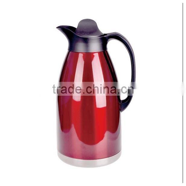 Double walled insulated stainless steel coffee pot for kitchenware