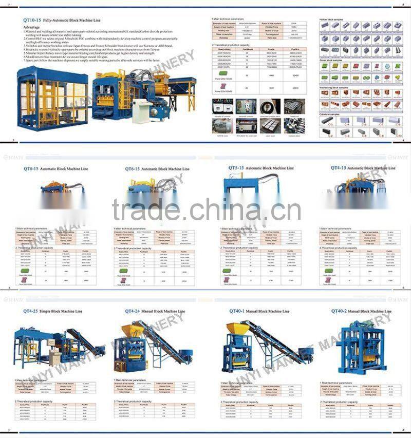 WT2-10 Fully automatic Brazil tijolos eco maquinas brick machine