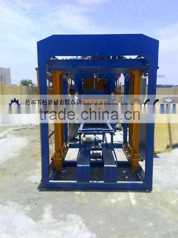 WANTE BRAND China product QT8-15 fully automatic block making machine line with high capacity in Oman