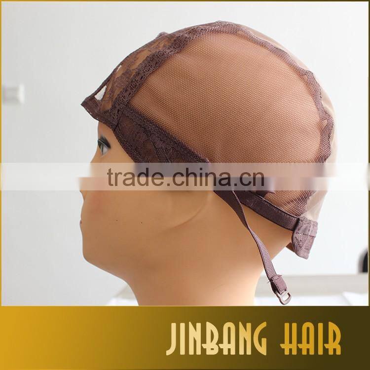 2016 Best Selling Alibaba Large Stock Full Lace Wig Caps Top Jewish Lace Cap For Charming Lady