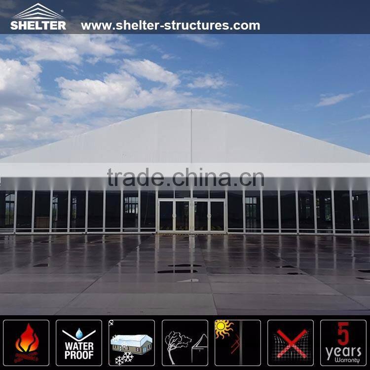 Windproof dome tents for events