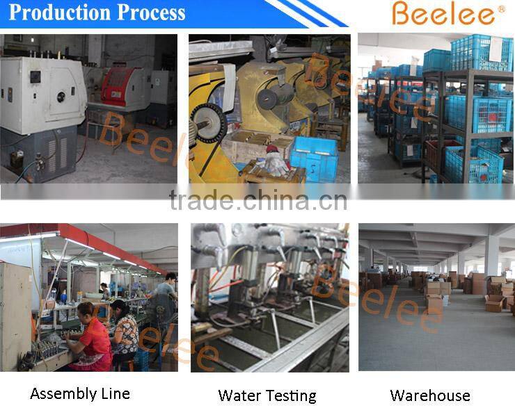 Beelee BL0818W Shower Faucet / Bathtub Faucet - Contemporary - Waterfall - Brass (Chrome)