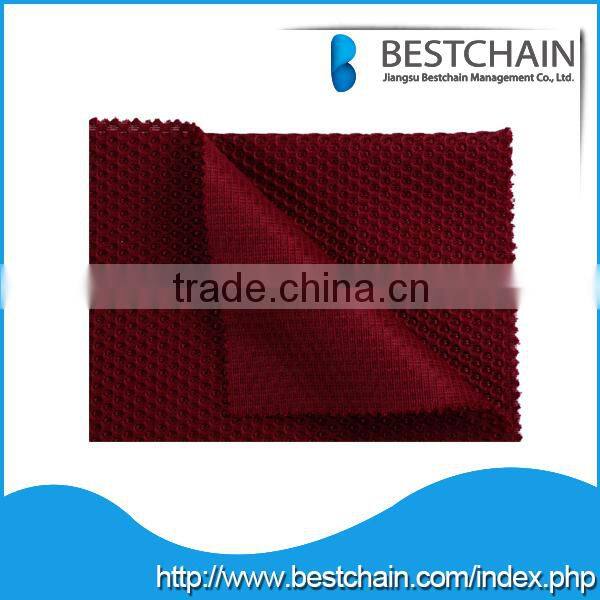 Bordeaux red quality dust coat fabrics Water proof antistatic uv protection