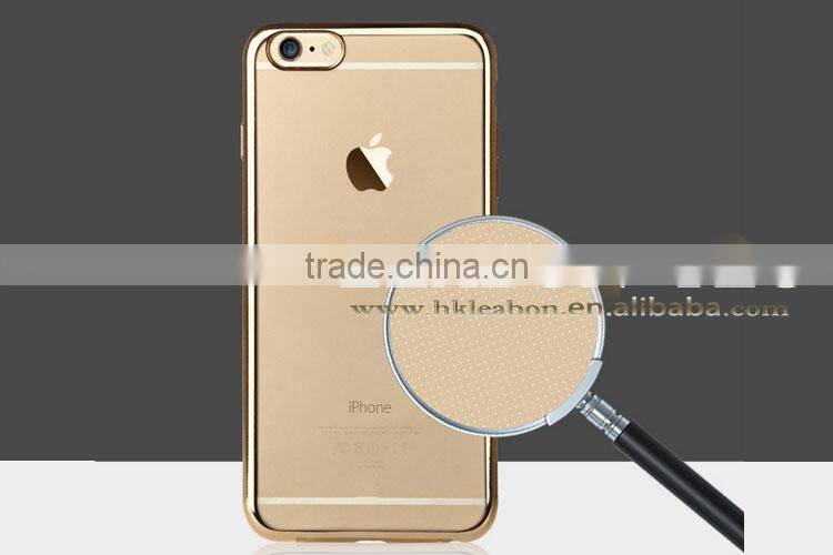 2016 new TPU plating case for iphone 6 ,for iphone 6 case tpu electroplated