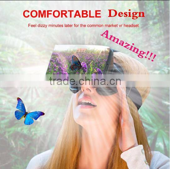 2016 hot product home video Virtual reality box 3d glasses for phone