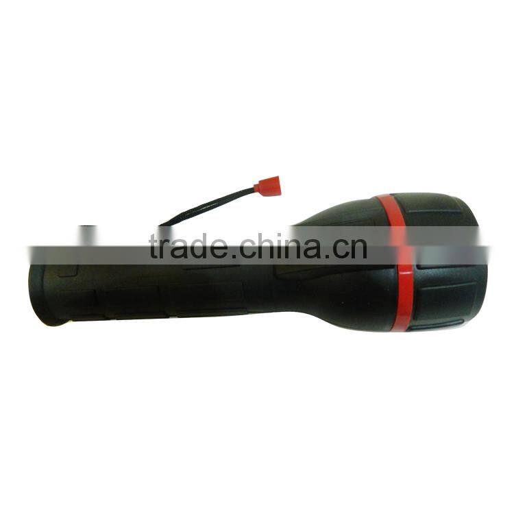 Hot sales dry battery rubber flash torch for boat