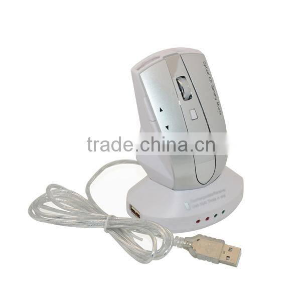 CPI Adjustable 2.4Ghz Wireless Rechargeable Mouse/Rechargeable USB Wireless Mouse with Rechargeable USB Cable for Sale