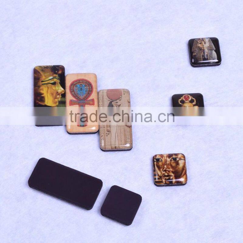 promotional souvenir custom polyresin fridge sticker and magnets with the beauty of art