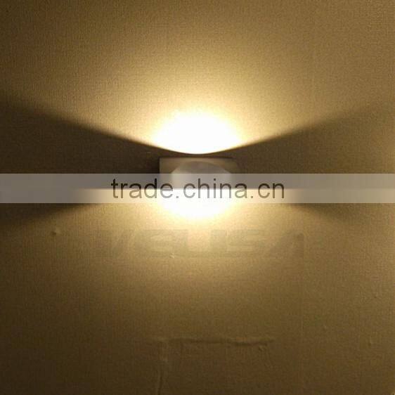Alibaba express in china 6W LED Wall Light Lamp Warm White AC 100-240V Modern Bedroom