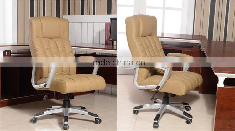 PU leather long durable Adjustable Swivel office chair Y043