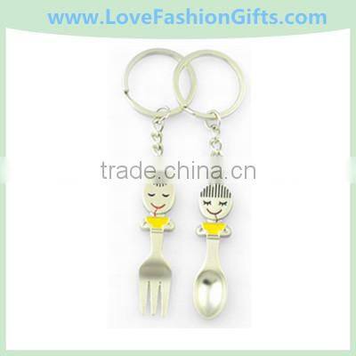 Alloy Tool Shaped Love Keytag/Keychains/Key Fob For Valentine's Day