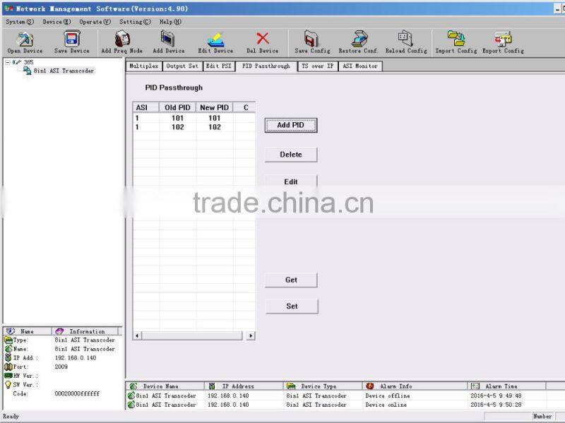 SC-1401 ASI to IP Transcoder