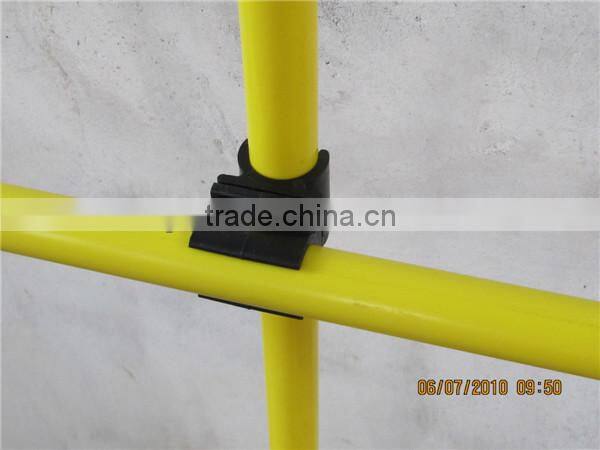 yellow ABS adjustable soccer training hurdle set