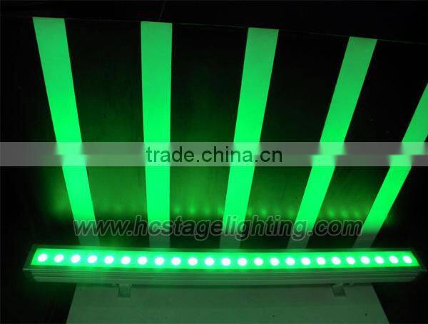 event hall decoration 24x3w rgbw led wall wash up lights