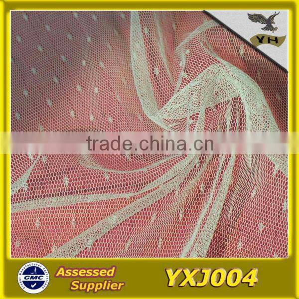 100% polyester mosquito net fabric in dot design