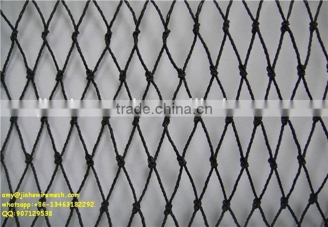 Top quality black anti bird net with knot for agriculture