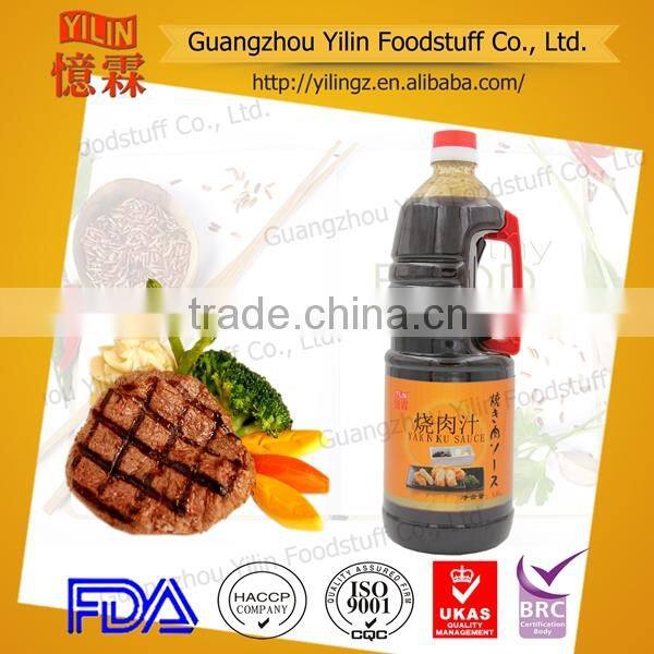 1.8L teriyaki sauce manufacture china with oem servie