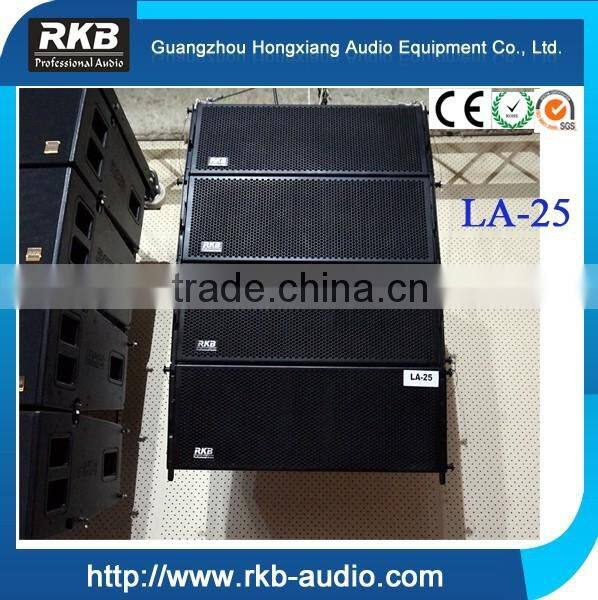 LA -25 passive dual 10'' line array speaker sound system
