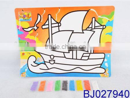 Fashion drawing toy glow in the dark painting model board