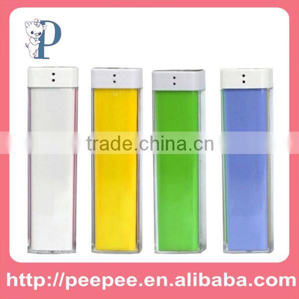 new electrical gift mobile power bank 2600mah for smartphone