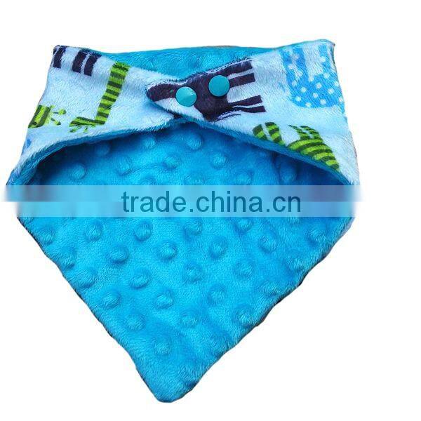 9% Off Hot Selling Fancy Soft Minky Bib With Cartoon Pattern In Stock