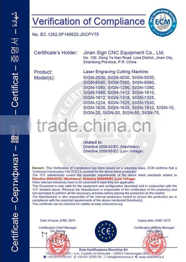 SIGN 1325 tile marble laser engraving machine