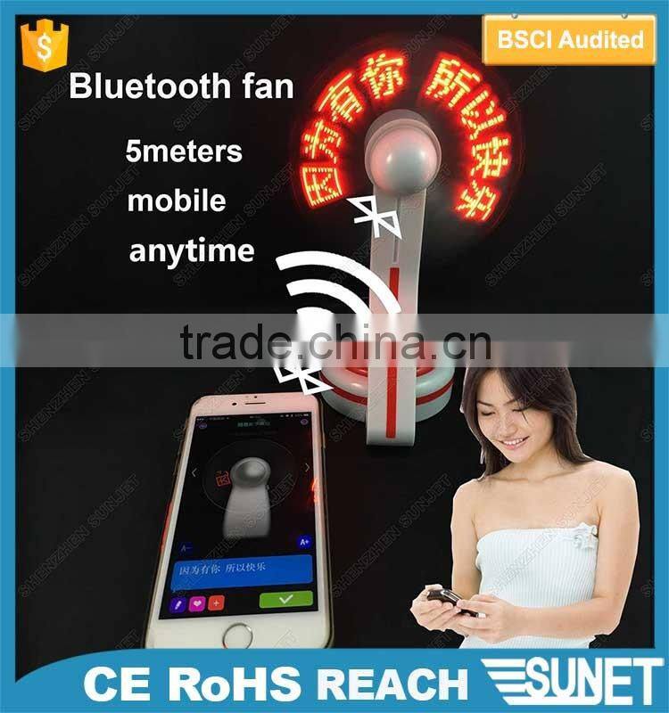 China wholesale summer ABS electronic bluetooth table fan