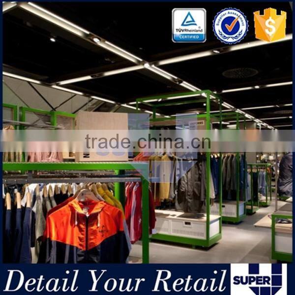 branding outlet store interior design floor display stand