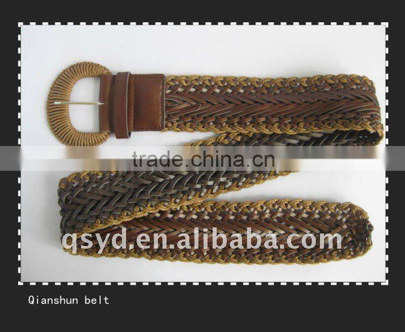 2016 fashion women braided leather cord