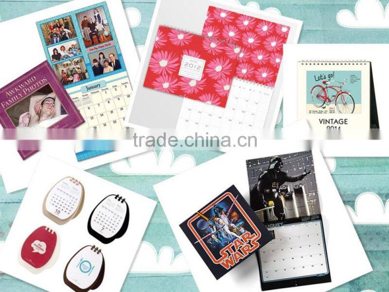 2016 Chinese calendar printing Cheap desk calendar printing