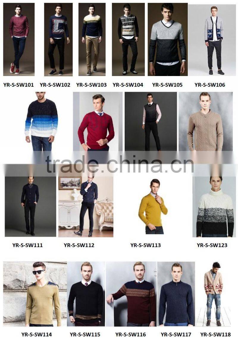 Men's Casual business Korea European cotton plaid shirt