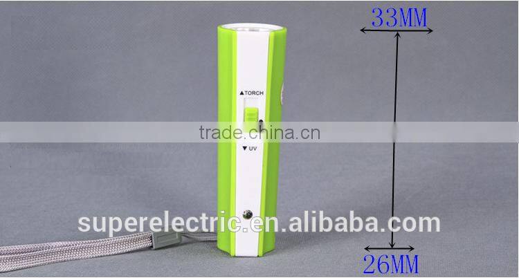 Professional manufacturer wholesale portable uv flashlight multifunction led UV flashlight