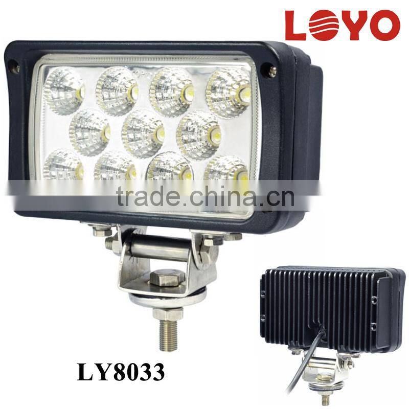 hotsale 10-30v 33w IP67 2640LM 8 wheel lamp hibious atv car led sopt light 12v