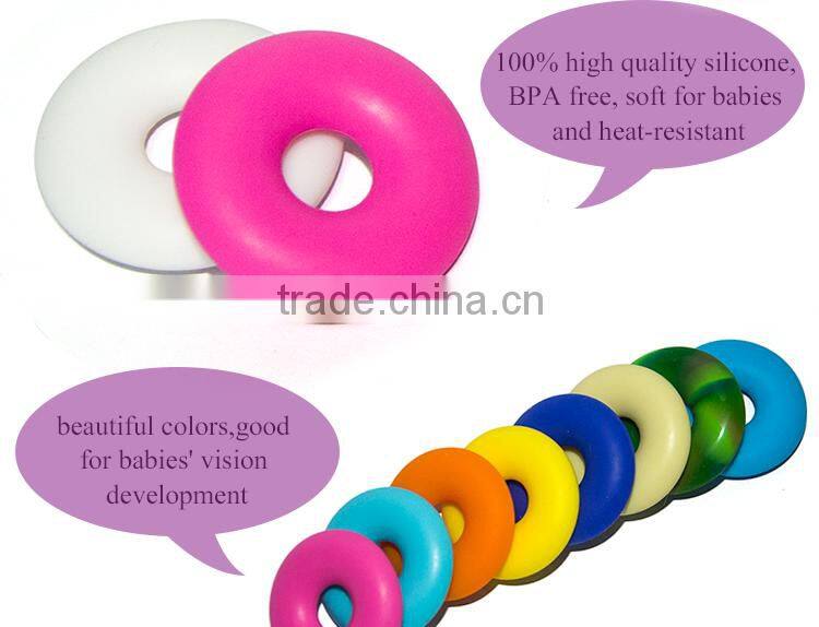 China Manufacturer BPA Free Baby Teether Toys Silicone Teething Pendant Wholesale