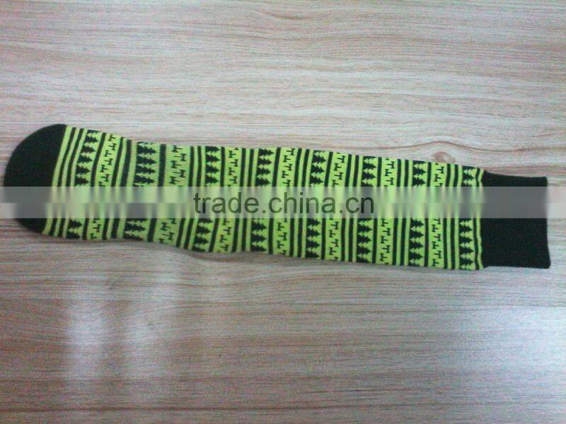 2014 Jacquard 100 Cotton High Quality Soft Green Tree Tube In-stocking Women/Mens Socks