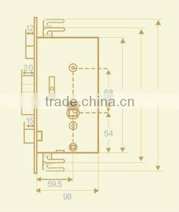 Electronic Password Protected lock system high security fingerprint lock for office Home,APartment,Office etc