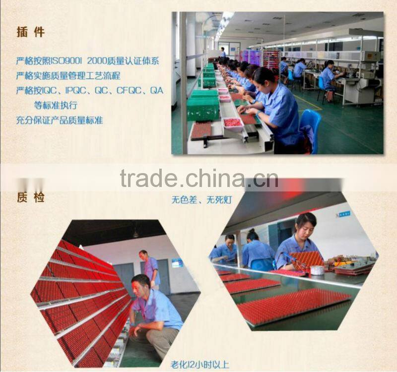 32x16 pixels alibaba express semioutdoor/indoor/outdoor p10 single red color led display module