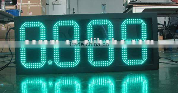 48 inches 12" 8.889 Green LED gas price signs digital for Gas Station