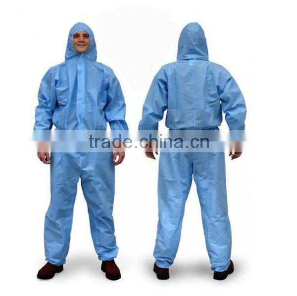 Disposable industrial coverall for paint