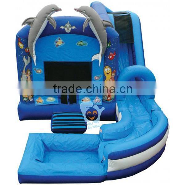 pvc tarpaulin large inflatable water pool slide for sale