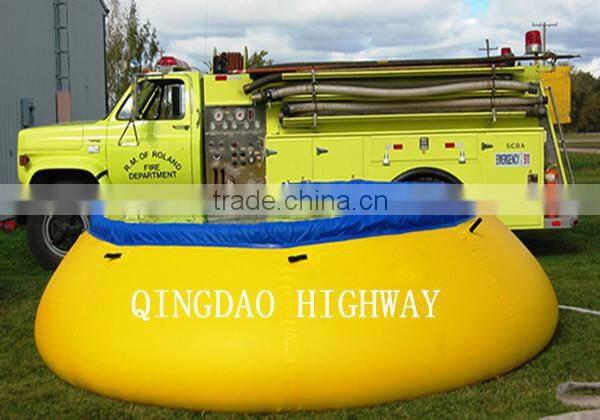 Self-Supporting Frameless Portable Water Tank Fire Dept. Model