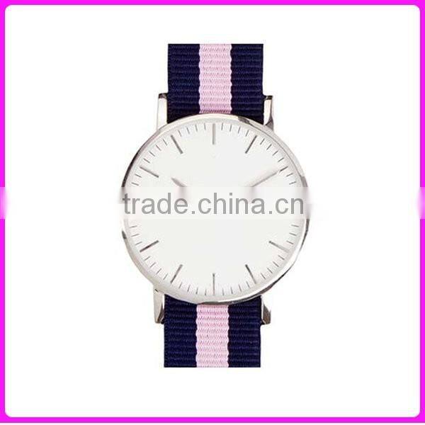 40mm diameter ultre thin lasides watch your own logo quality watch leather strap