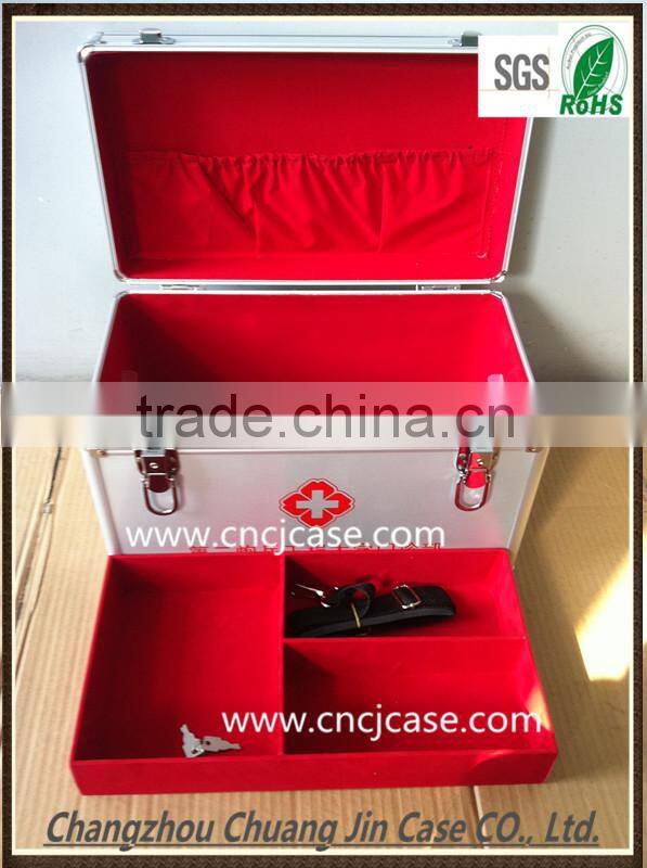 Medical tool case,silver tool box,aluminum medical case