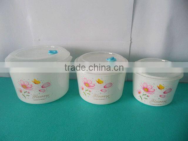 Microwave plastic bowl