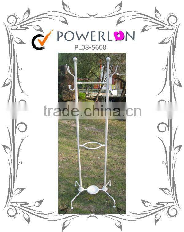 Cheap Unique Design Vintage Standing Wrough Iron Coat Rack Garden Ornament For Indoor Home I28M TS05 G00 X00 PL08-5609