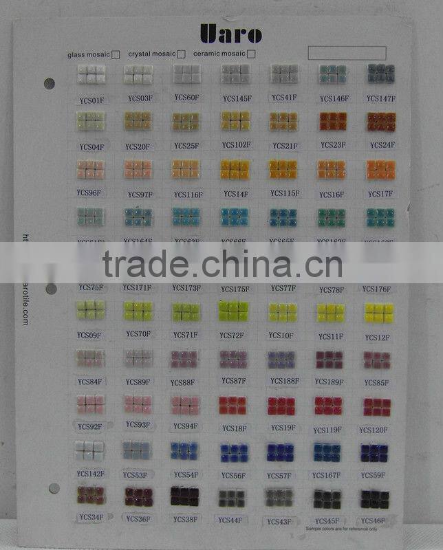 10x10mm glazed ceramic art craft tiny tile
